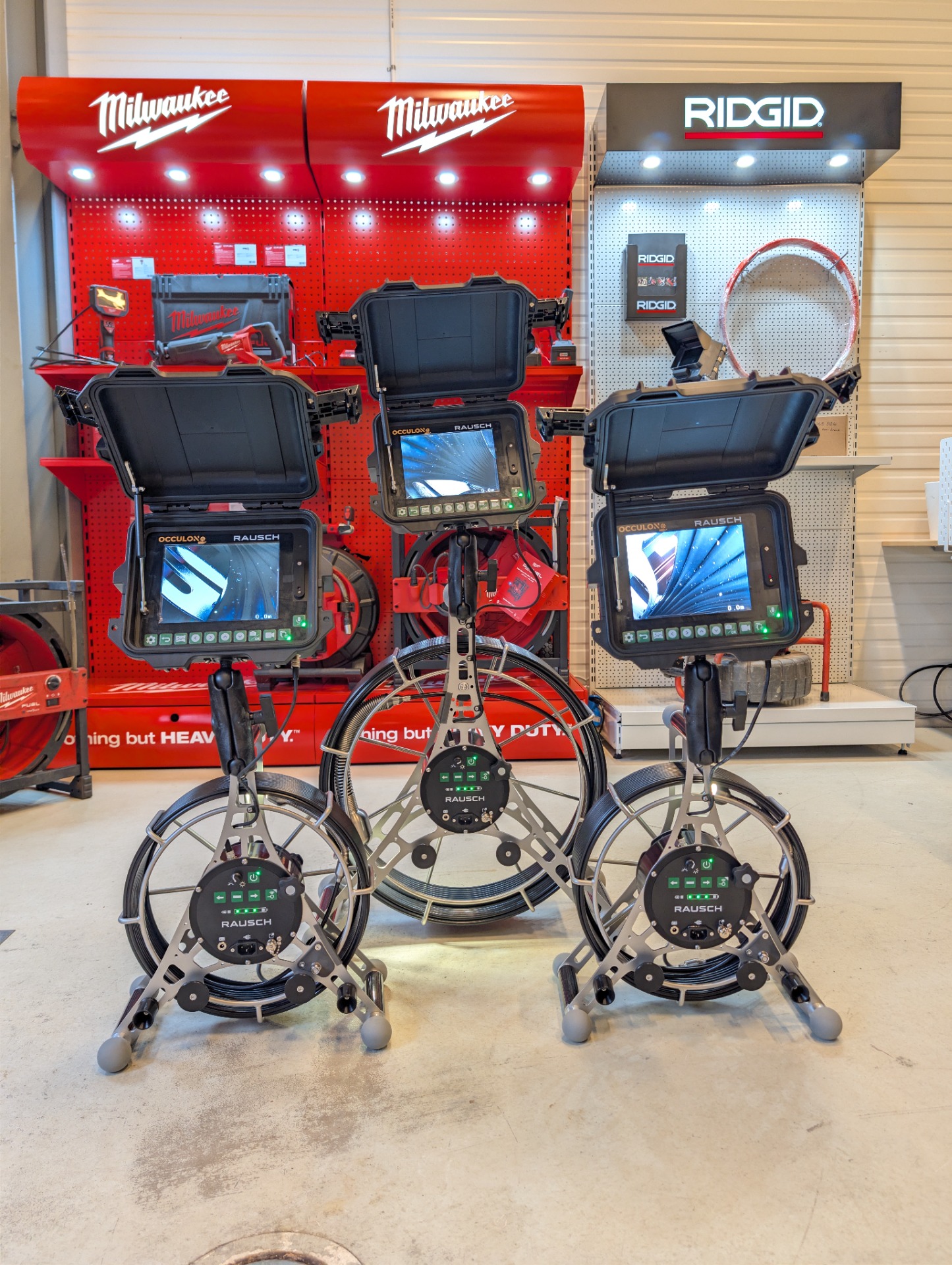 Rausch/minCam mC30 , mC50 - Milwaukee -Ridgid